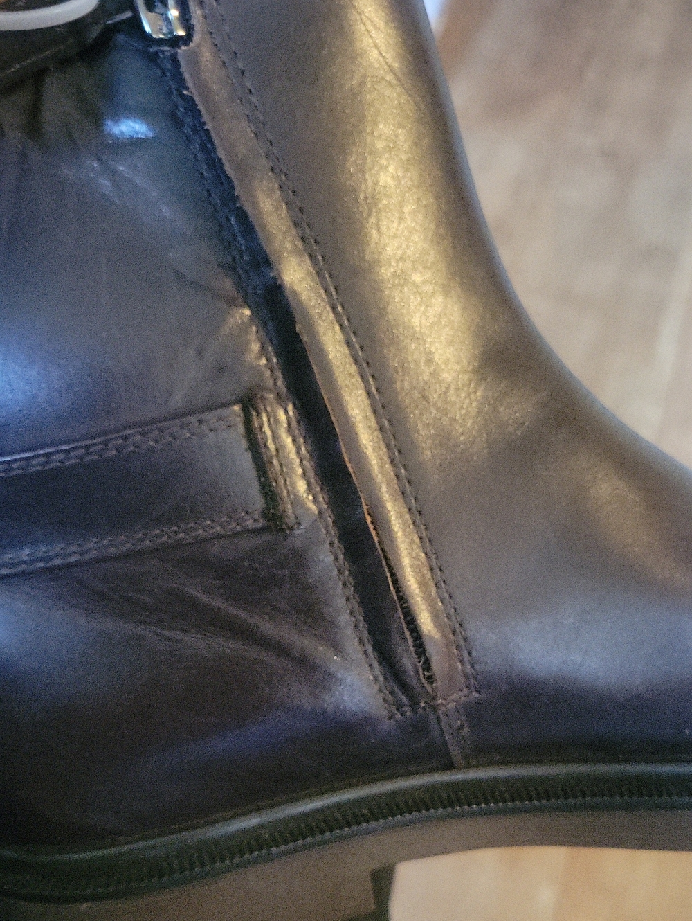 Franco Santo Brown Leather Ankle Boots - Picture 9 of 10